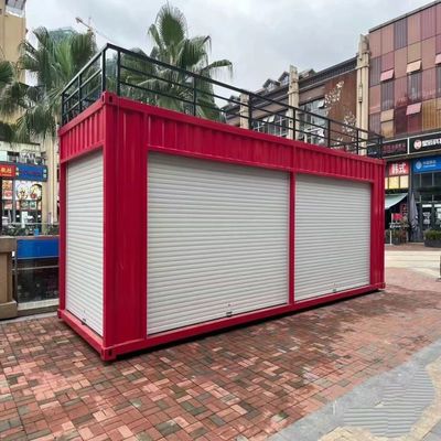 Colourful Camping Container House for Small Store Creative Design Steel Personalized