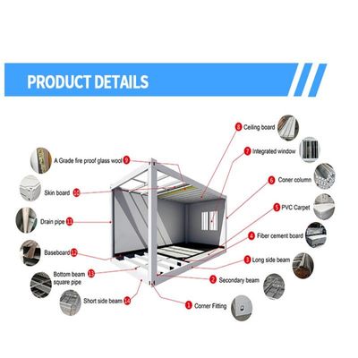 Direct Light Steel Villa Prefab House with Modern Design and Online Technical Support
