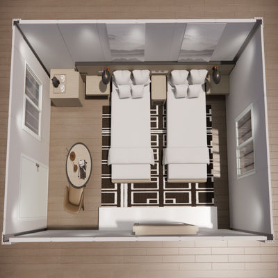 Galvanized Light Steel Frames Modern Living Container House for Bedroom and Living Room