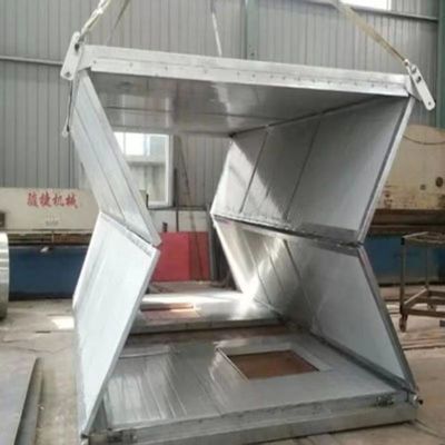Electro Galvanized Steel Structure Outdoor Cafe Container House with Glass Panels