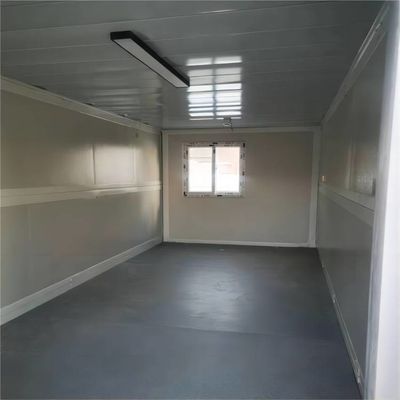 Electro Galvanized Steel Structure Outdoor Cafe Container House with Glass Panels