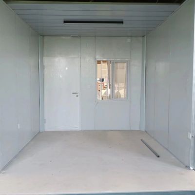 40ft Sandwich Panel Steel Structure Container House with Bathroom and Steel Door