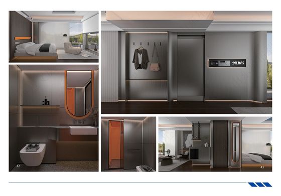 Galvanized Light Steel Frames Modern Portable Prefab Modular Frame Capsule Hotel Home