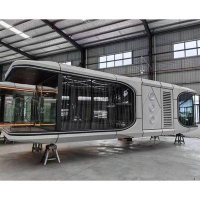 Space Saving Smart Removable Prefab Villa Capsule Room With Kitchen Soundproof