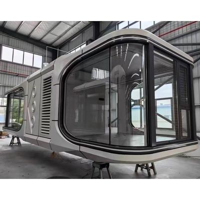 Space Saving Smart Removable Prefab Villa Capsule Room With Kitchen Soundproof