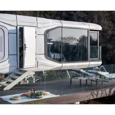 Space Saving Smart Removable Prefab Villa Capsule Room With Kitchen Soundproof