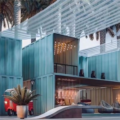Galvanized Steel Frame 40ft Luxury 3 Bedrooms Office Apartments Container Prefab House