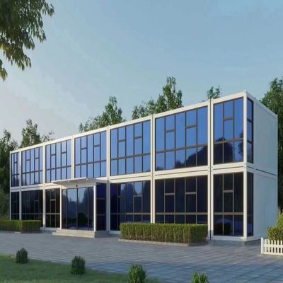 Galvanized Steel Frame 40ft Luxury 3 Bedrooms Office Apartments Container Prefab House