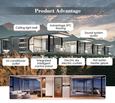 Container Capsule House Prefab Modular Home for Flexible and Functional Living