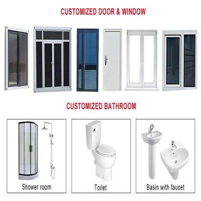 Shop End Customized Container Homes Prefabricated House with Online Technical Support