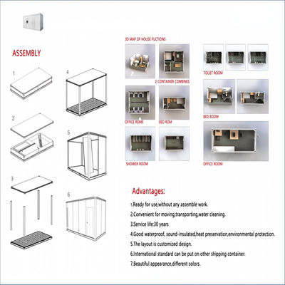 White Or Customized Color Large Space Prefab School Building Eco Friendly