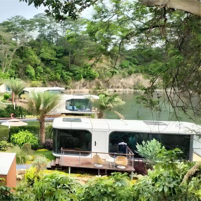 Main Structure Galvanized Light Steel Frames Prefab House Villa for Space Capsule