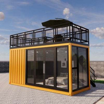 Assembled Flat Pack Container House for Sea Shipment and Dormitory 5800*2480*2896mm