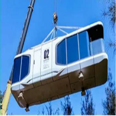 Modular Luxury Space Capsule Container Houses for Workshop and Warehouse Construction
