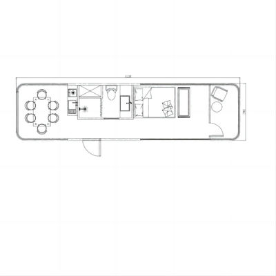 Environmental Protection Advantage Luxury Durable Mobile Tiny Hotel Home Container House