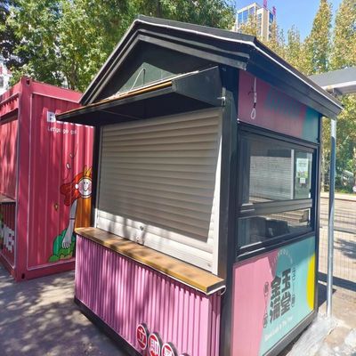 20ft Modern Mobile Homes Food Kiosk Coffees Shop Prefabricated Container Homes House