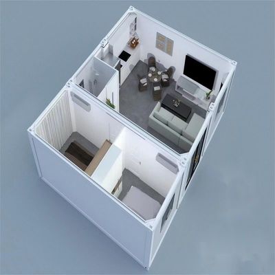 Customized Color Mini 20ft Container House for Office Workshop Warehouse Construction