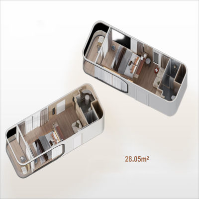 Quick Assembly Steel Structure House Luxury Bedroom Prefab Container Office Home