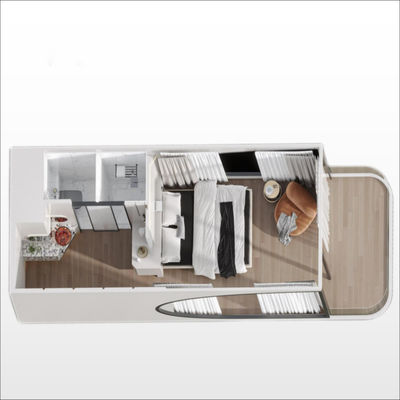 Sleep Pod Container Home for Capsule House Outdoor Mobile Tiny Houses Steel Structure