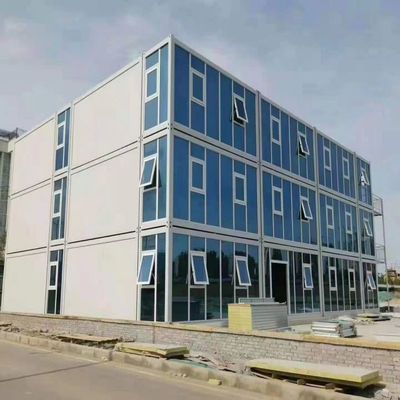 Labour Camping Container House with Toilet Room and Fast Assemble on Construction Site