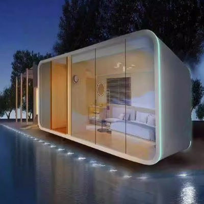 Galvanized Steel Frame Modern Container House for Garden Pod Capsule and Apple Cabin