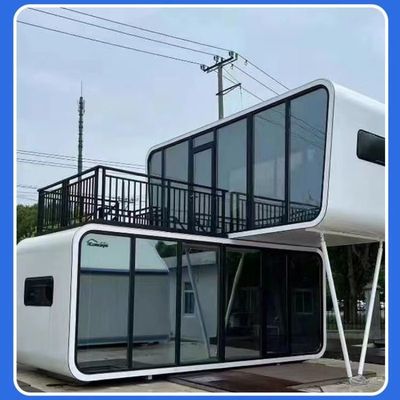 Steel Sandwich Panel Hotel 20ft/40ft Outdoor Modern Apple Cabin Mobile Container House