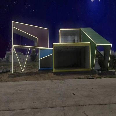 Whole Customization 3 Bedroom Prefab Villa House for Outdoor Storage and Living Space