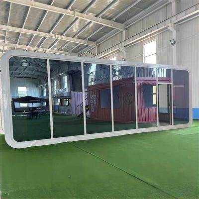 Galvanized Steel Frame Luxury Modern Modular Apple Cabin Container House for Bottom