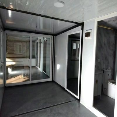 40 Ft Expandable Mobile Home with 2 Bedroom Expanding Container House and Steel Door