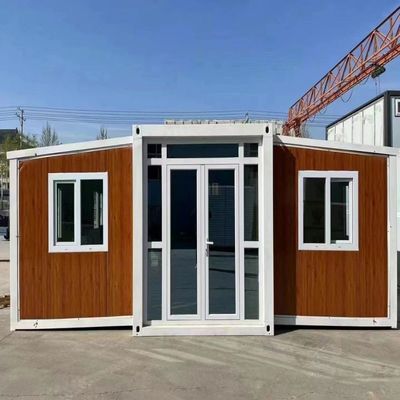 40 Ft Expandable Mobile Home with 2 Bedroom Expanding Container House and Steel Door