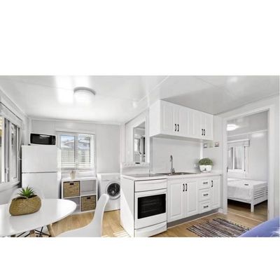 Villa 2 Bedrooms Luxury Prefabricated Container House 20 40ft Expandable Container Homes