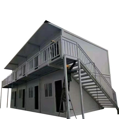 20ft 40ft Prefab Home Office Extendable Steel Modular Container Homes with Box Column