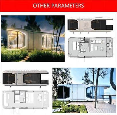2 Bedroom Prefabricated Modular Houses Hotei Space-Saving Capsule Hotel Accommodation