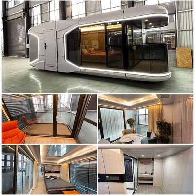 2 Bedroom Prefabricated Modular Houses Hotei Space-Saving Capsule Hotel Accommodation