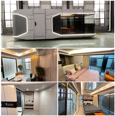 2 Bedroom Prefabricated Modular Houses Hotei Space-Saving Capsule Hotel Accommodation