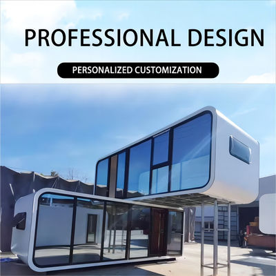 Pod Apple Cabin Customization Size Villa Luxury Modular Home Container Steel Residential