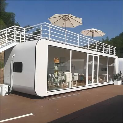 Pod Apple Cabin Customization Size Villa Luxury Modular Home Container Steel Residential