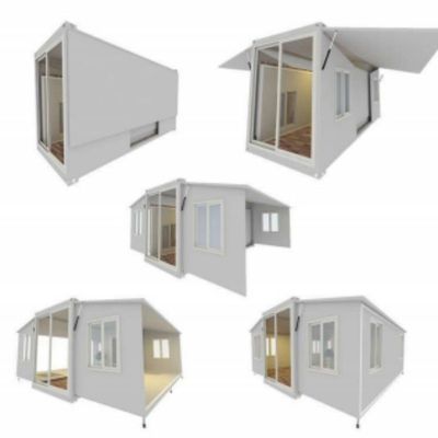 Electro Galvanized Steel Structure Garden Living 2 Bedroom Prefabricated Modular Houses