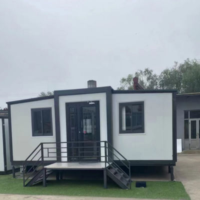 Customizable 20ft or 40ft Modern Luxury Prefabricated Expandable House with Steel Door