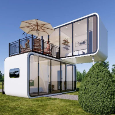 Outdoor Modern Prefab Tiny House Mobile Office Pod Container House for Warehouse