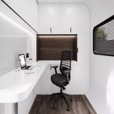 Portable Apple Cabin Prefab Container House Office in Workshop Warehouse Construction