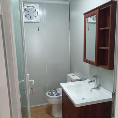 40FT Expandable Container House with Full Bathroom and White or Customized Color