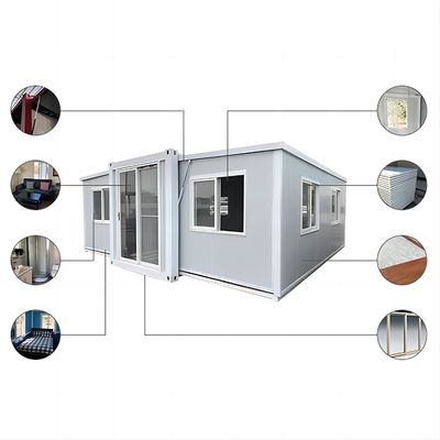 Villa Living Standard Luxury Modular 2 Bedroom Expandable Container House with Bathroom