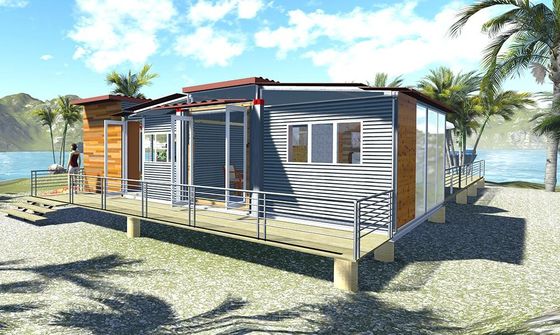 Villa Living Standard Luxury Modular 2 Bedroom Expandable Container House with Bathroom