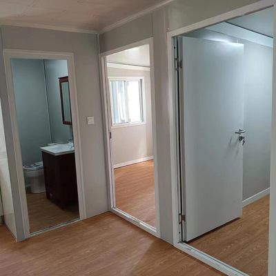 Mobile Living Container House with 2 Bedrooms and 1 Bathroom in Prefab Folding Design