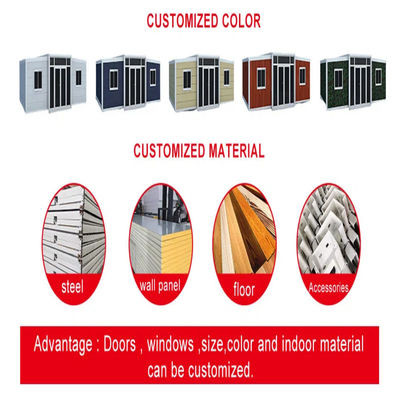 Office Wooden Hotel Shop Folding Expandable Prefabricated Container Casa Homes