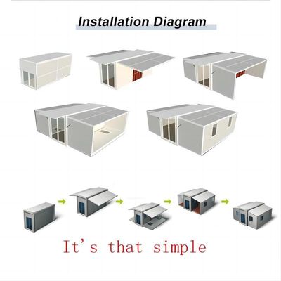 Modern Garden Expandable Container House Quick Assembly Prefabricated House