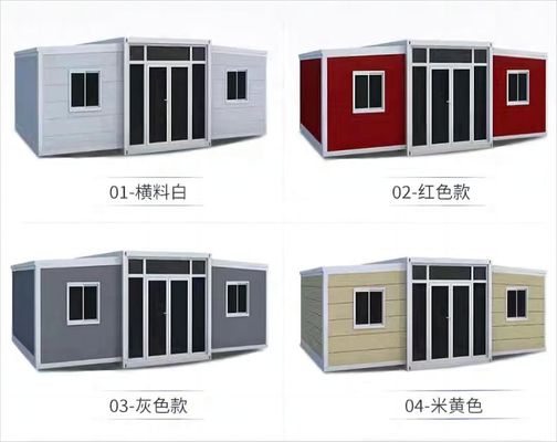 Steel Structure Frame Welded Luxury Prefab Container House 5800*6400*2530mm