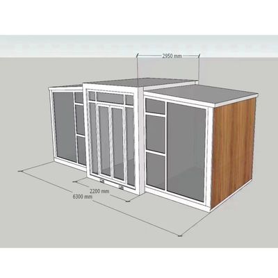 Luxury Style Container Houses 40ft Luxury Container Homes With 2-4 Bedroom