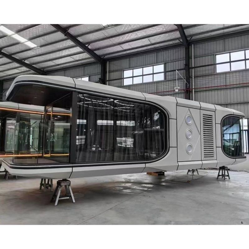 Outdoor Living Hotel Container Modern Prefab Pod with Galvanized Light Steel Frames